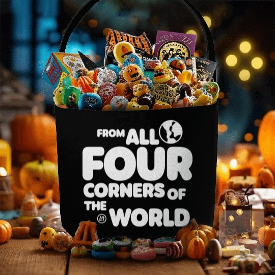 Lando Norris Merch Worldwide Globe Fabric Baskets