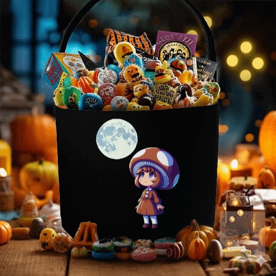 Moon Girl Fabric Baskets