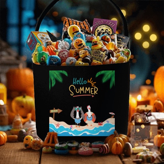 beach lobster Fabric Baskets