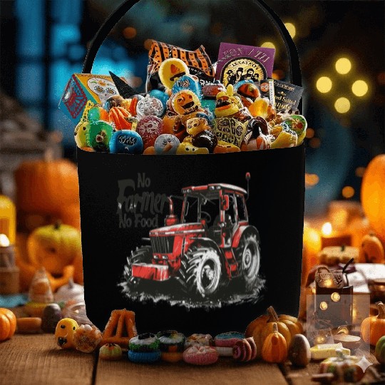 No Farmer No Food Fabric Baskets