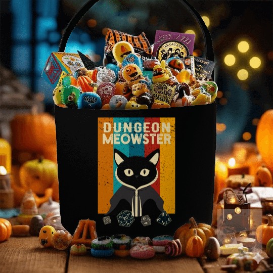 Dungeon Meowster Fabric Baskets