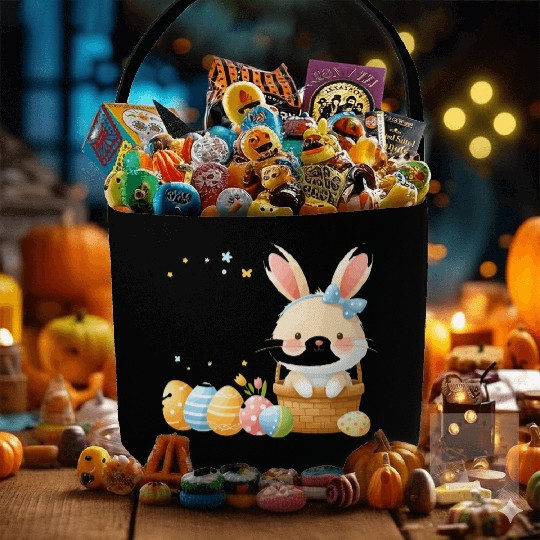 Happy Easter design Fabric Baskets