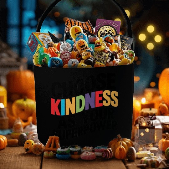 Choose Kindness as Your Superpower | Digital Print Fabric Baskets
