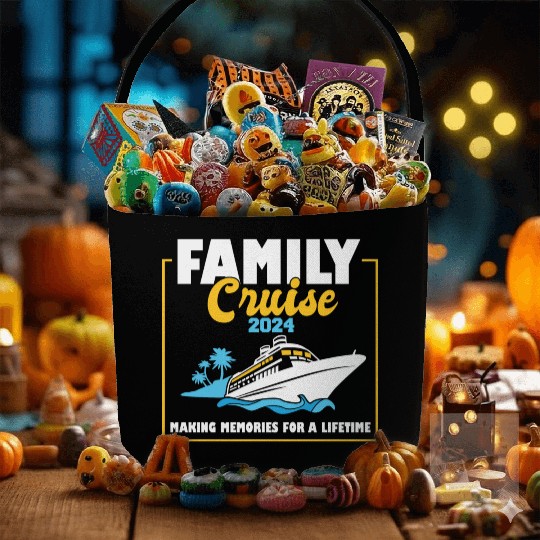 Family Cruise 2024 Voyage Cruising Tour Matching Fabric Baskets