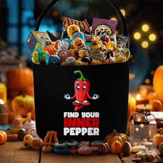 Find Your Inner Pepper Motivational Fabric Baskets