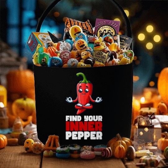 Find Your Inner Pepper Motivational Fabric Baskets