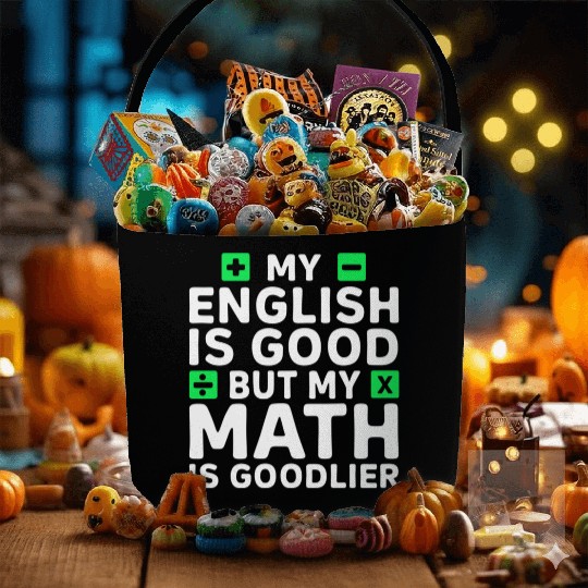 Funny Math Teacher Mathematician Fabric Baskets