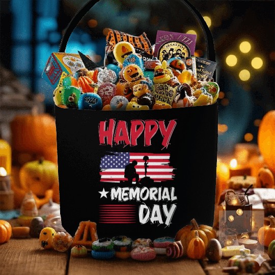 Memorial day Fabric Baskets