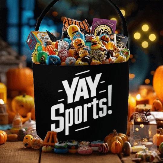 Yay Sports Funny Sarcastic Saying Slogan Fabric Baskets