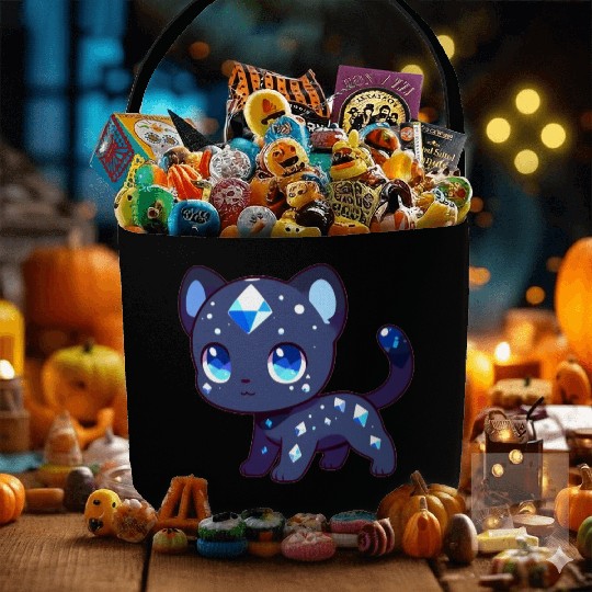 Sapphire Panther Fabric Baskets