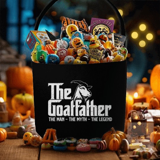 The Goatfather Goat Owner Animal Farmer Rancher Fabric Baskets