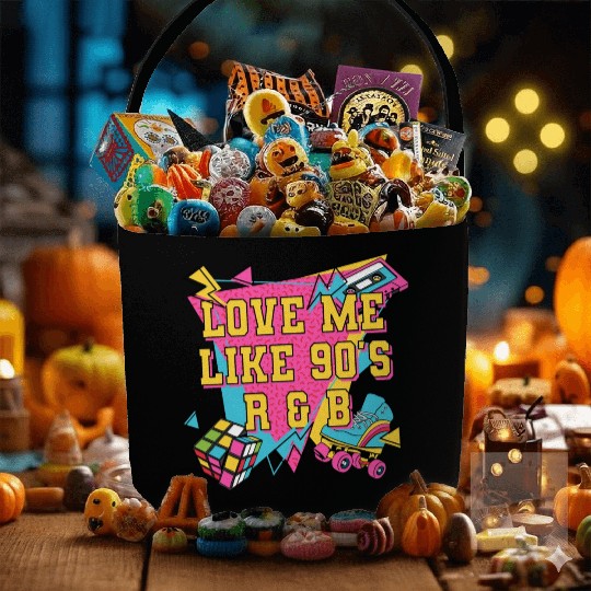 Love Like 90s R N B Retro Music Vintage Songs 1990 Fabric Baskets