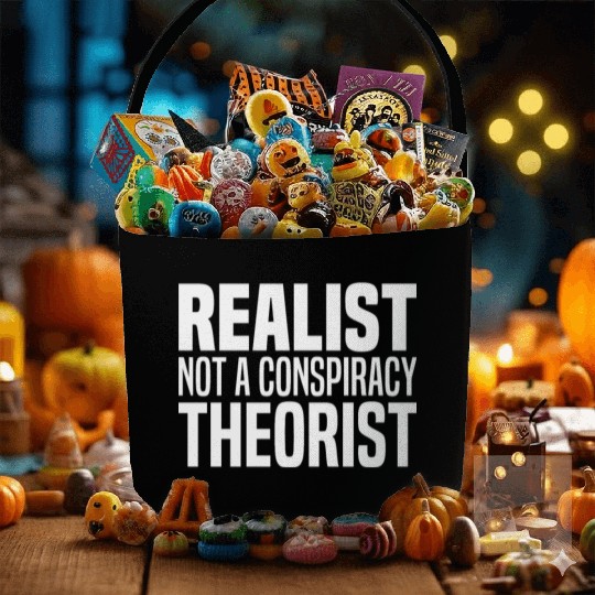 Conspiracy Realist Funny Conspiracies Theories Fabric Baskets