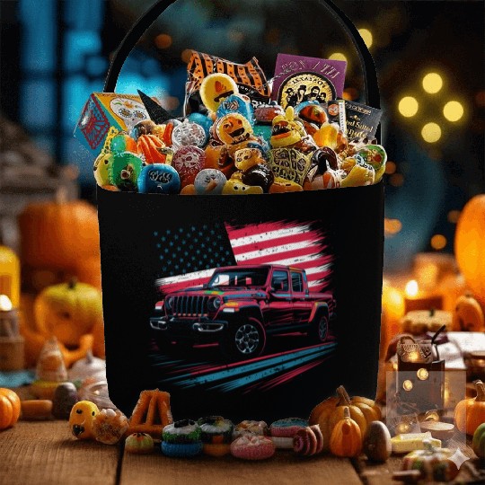 Jeep Gladiator JT US Flag Fabric Baskets