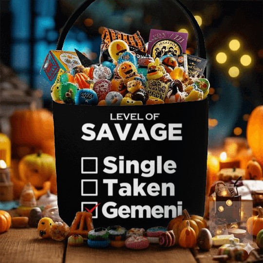 Zodiac Single Taken Gemini Fabric Baskets