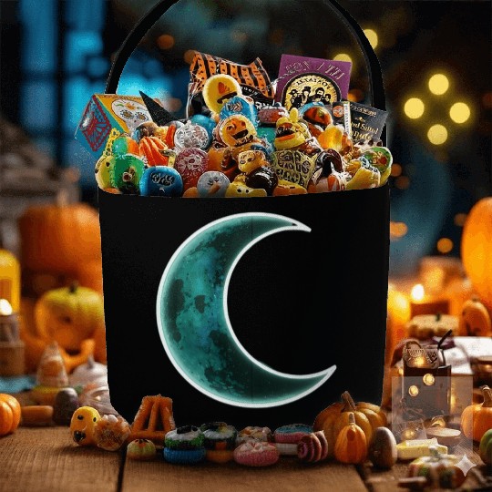 Green moon Fabric Baskets