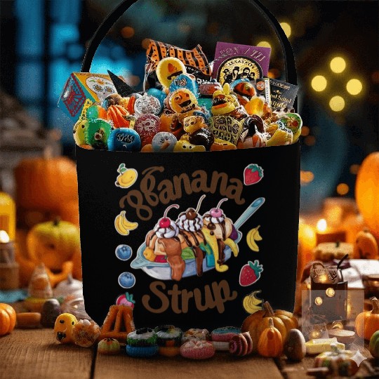 banana split-Delicious sweet Fabric Baskets