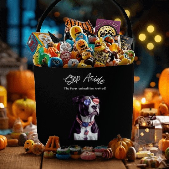 Step Aside The Party Animal Has Arrived AmStaff Fabric Baskets