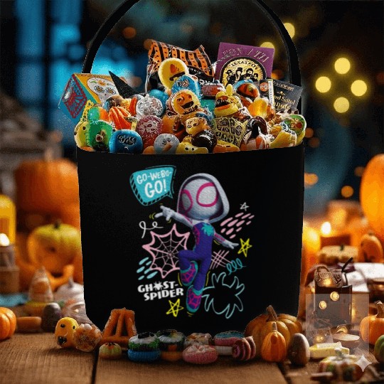 Marvel Spidey And His Amazing Friends Ghost Spider Fabric Baskets