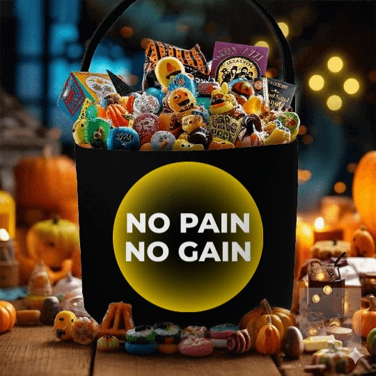 No Pain, No Gain Fabric Baskets