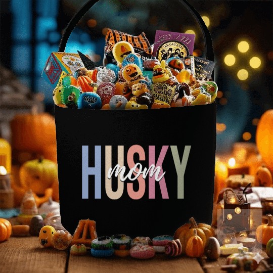 Siberian Husky Dog Lover Mom Fabric Baskets