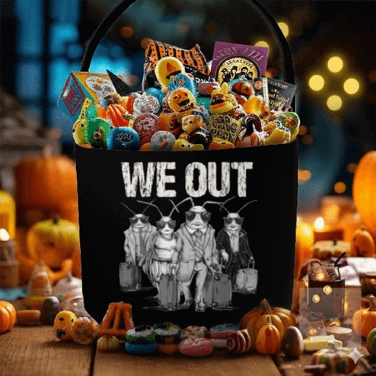 Cicada We Out Brood Emergence Fabric Baskets