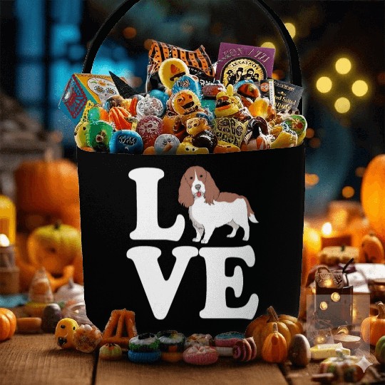 Dog Owner I Love My Dog Springer Spaniel Fabric Baskets