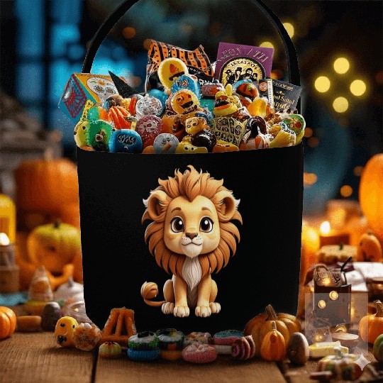 Chibi lion Fabric Baskets