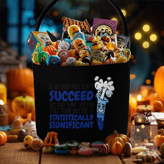 Chemistry Statistics Sarcasm Science Pun Fabric Baskets