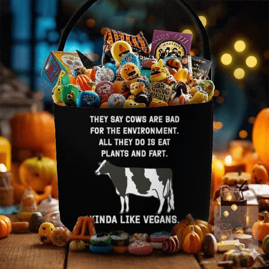 They say cows are bad for the environment. All Fabric Baskets