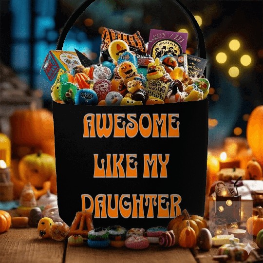 awesome like my daughter design Fabric Baskets