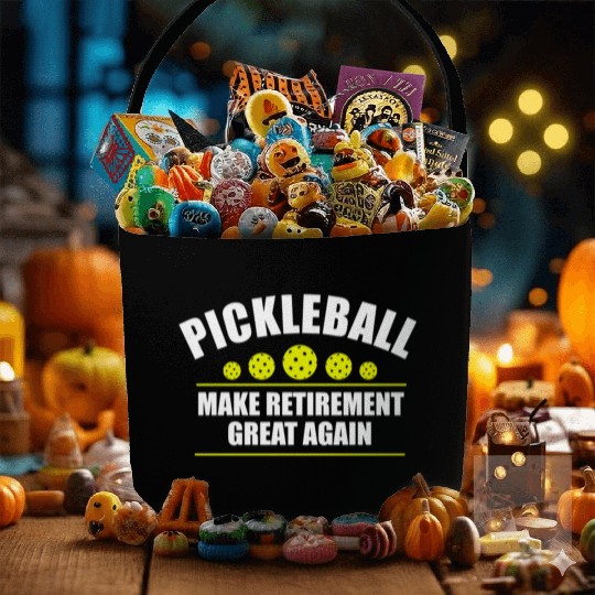 Pickleball Make Retirement Great Again Fabric Baskets