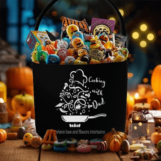 Cooking with Dad Fabric Baskets