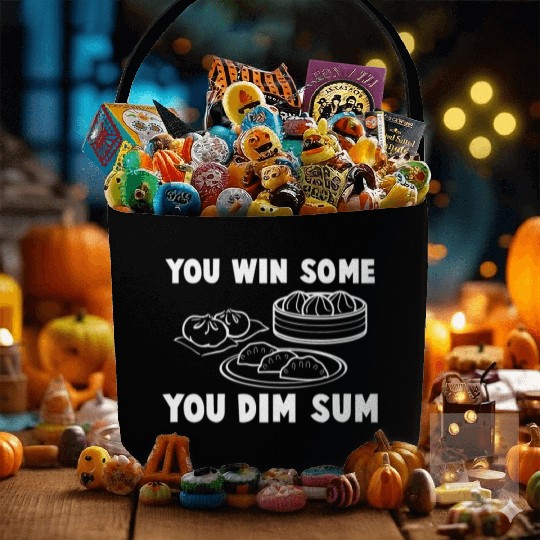 You Win Some You Dim Sum - Funny Chinese Food Fabric Baskets