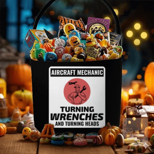 Aircraft Mechanic Aviation Maintenance Technician Fabric Baskets