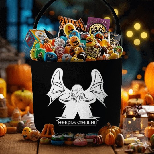 Meeple Cthulhu clothing Premium Fabric Baskets