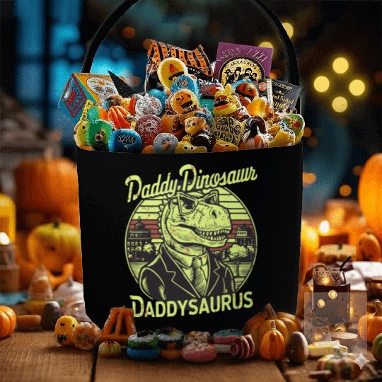 Daddy Dinosaur Daddysauru Supernatural Fabric Baskets