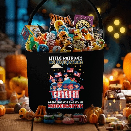 Kindergarten Teacher Patriots Big Celebrations Fabric Baskets