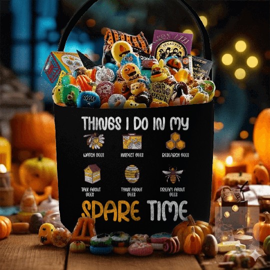 Honey Bee Bees Useful Summer Fabric Baskets