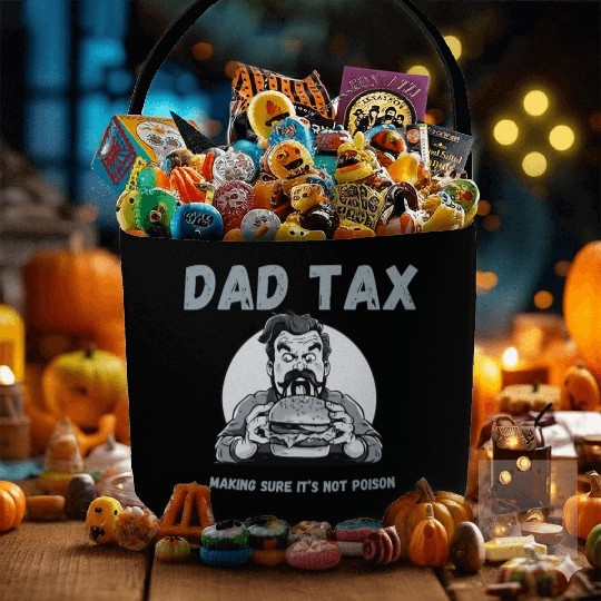 DAD TAX MAKING SURE IT'S NOT POISON Fabric Baskets