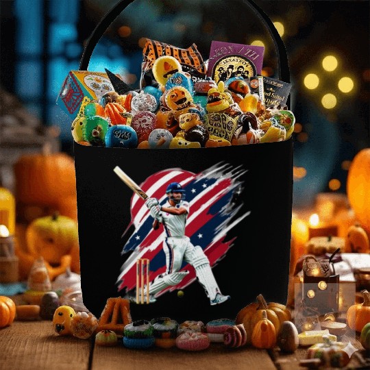 US CRICKET LOVE Fabric Baskets