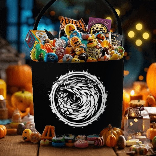 Dragon Symbol Fabric Baskets