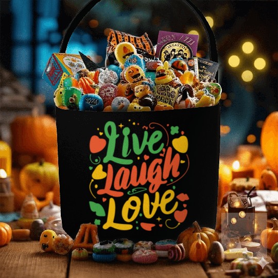 live laugh love Fabric Baskets