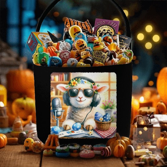 Easter Lamb Cozy Sunglasses Treats Fabric Baskets