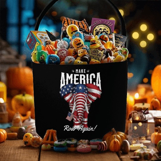 Republican Make America Roar Again Election 2024 Fabric Baskets
