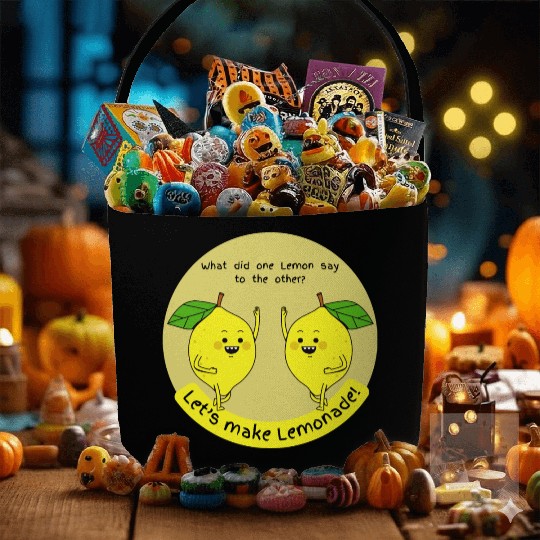 let us make lemonade Fabric Baskets