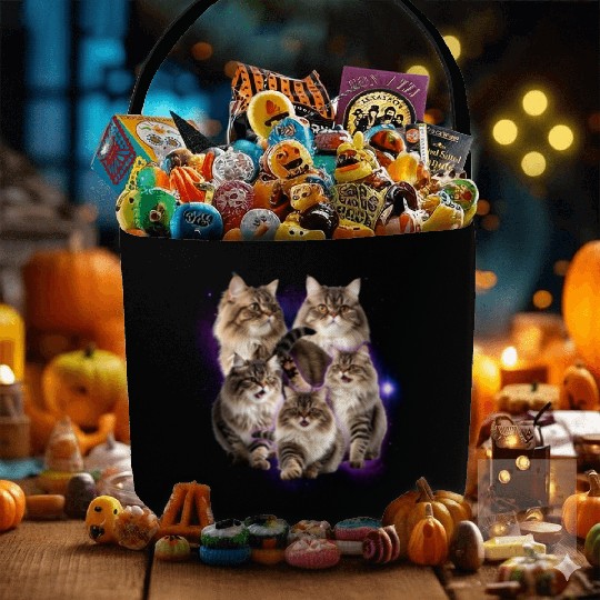 Persian Cat Pet Animals Lover Design Fabric Baskets