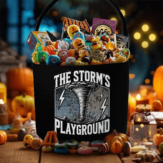 Tornado Chasing Adventures: Embrace Nature's Fury Fabric Baskets