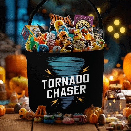 Tornado Chasing Adventures: Embrace Nature's Fury Fabric Baskets