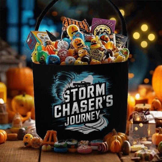 Tornado Chasing Adventures: Embrace Nature's Fury Fabric Baskets